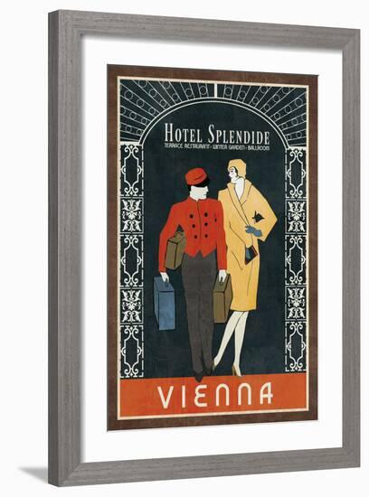 Grand Hotel Vienna-Collection Caprice-Framed Art Print