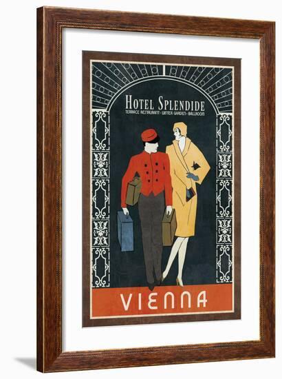 Grand Hotel Vienna-Collection Caprice-Framed Art Print