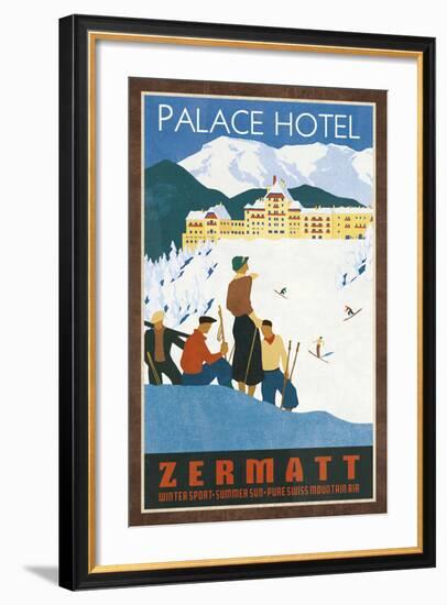 Grand Hotel Zermatt-Collection Caprice-Framed Art Print