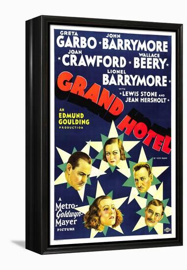 GRAND HOTEL-null-Framed Stretched Canvas