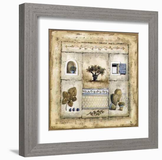 Grand Jardin a l'Olivier-Véronique Didier-Laurent-Framed Art Print