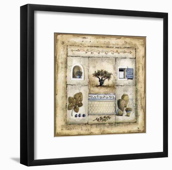 Grand Jardin a l'Olivier-Véronique Didier-Laurent-Framed Art Print