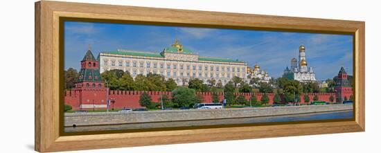 Grand Kremlin Palace, Church of Archangel Michael and Bell Tower Of Ivan The Great at Kremlin Co...-null-Framed Premier Image Canvas