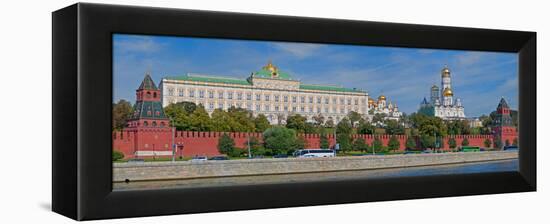 Grand Kremlin Palace, Church of Archangel Michael and Bell Tower Of Ivan The Great at Kremlin Co...-null-Framed Premier Image Canvas