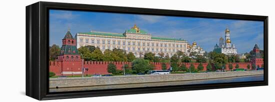 Grand Kremlin Palace, Church of Archangel Michael and Bell Tower Of Ivan The Great at Kremlin Co...-null-Framed Premier Image Canvas