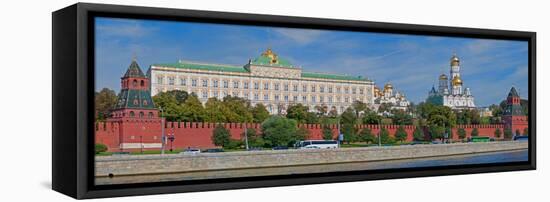 Grand Kremlin Palace, Church of Archangel Michael and Bell Tower Of Ivan The Great at Kremlin Co...-null-Framed Premier Image Canvas