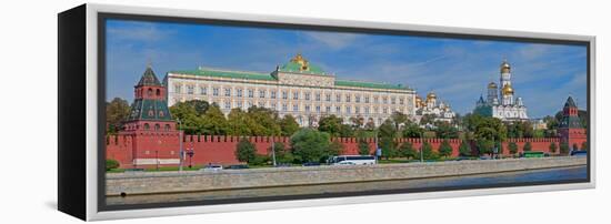 Grand Kremlin Palace, Church of Archangel Michael and Bell Tower Of Ivan The Great at Kremlin Co...-null-Framed Premier Image Canvas