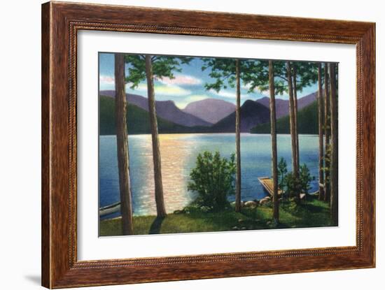 Grand Lake, Colorado - Sunrise Scene on the Lake-Lantern Press-Framed Art Print