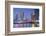 Grand Lisboa and Wynn Hotel and Casino at Dusk, Macau, China, Asia-Ian Trower-Framed Photographic Print