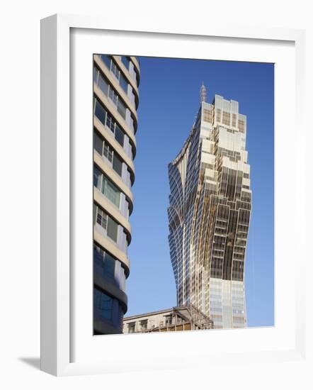 Grand Lisboa Casino, Macau, China, Asia-Ian Trower-Framed Photographic Print