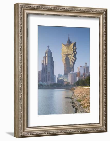 Grand Lisboa Hotel and Casino, Macau, China, Asia-Ian Trower-Framed Photographic Print