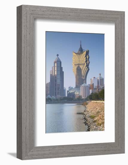 Grand Lisboa Hotel and Casino, Macau, China, Asia-Ian Trower-Framed Photographic Print