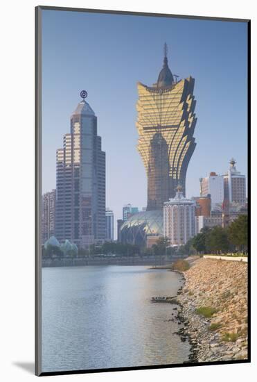 Grand Lisboa Hotel and Casino, Macau, China, Asia-Ian Trower-Mounted Photographic Print