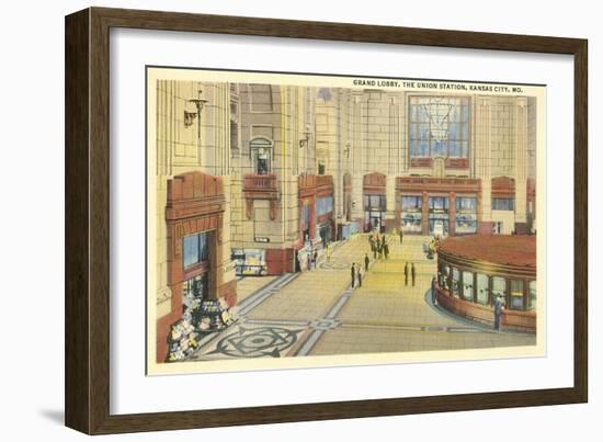 Grand Lobby, Union Station, Kansas City, Missouri-null-Framed Art Print
