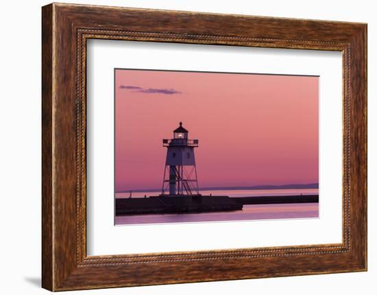 Grand Marais Lighthouse-johnsroad7-Framed Photographic Print