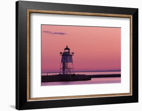 Grand Marais Lighthouse-johnsroad7-Framed Photographic Print