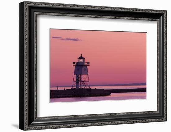 Grand Marais Lighthouse-johnsroad7-Framed Photographic Print