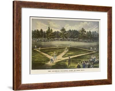 Grand Match For The Championship At The Elysian Fields Hoboken New Jersey Giclee Print Currier Ives Art Com