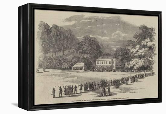 Grand Meeting of the Devon and Cornwall Archery Clubs, at Bitton Manor, Teignmouth-null-Framed Premier Image Canvas