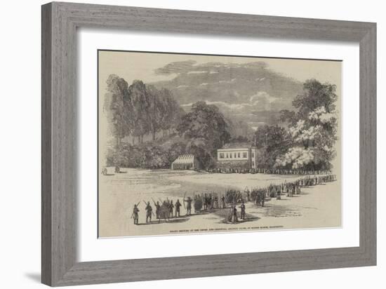 Grand Meeting of the Devon and Cornwall Archery Clubs, at Bitton Manor, Teignmouth-null-Framed Giclee Print