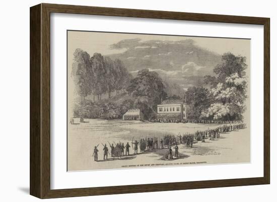 Grand Meeting of the Devon and Cornwall Archery Clubs, at Bitton Manor, Teignmouth-null-Framed Giclee Print