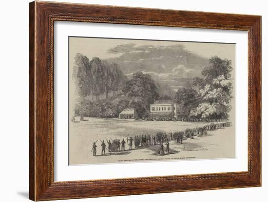 Grand Meeting of the Devon and Cornwall Archery Clubs, at Bitton Manor, Teignmouth-null-Framed Giclee Print