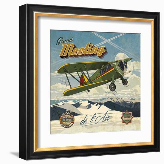 Grand meeting-Bruno Pozzo-Framed Art Print