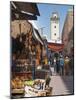 Grand Mosque and Street Scene in the Medina, Essaouira, Morocco, North Africa, Africa-Charles Bowman-Mounted Photographic Print