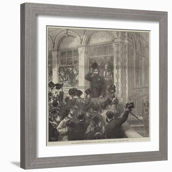 Grand National Hunt and Bristol Races, Arrival of the Prince of Wales at the Grand Stand-null-Framed Giclee Print