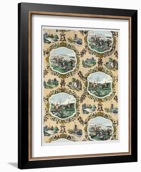 Grand National, Pub. 1933 (Colour Litho)-Harry Wearne-Framed Giclee Print