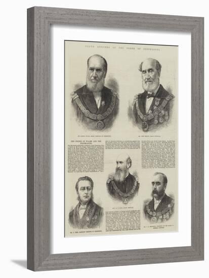 Grand Officers of the Order of Freemasons-null-Framed Giclee Print