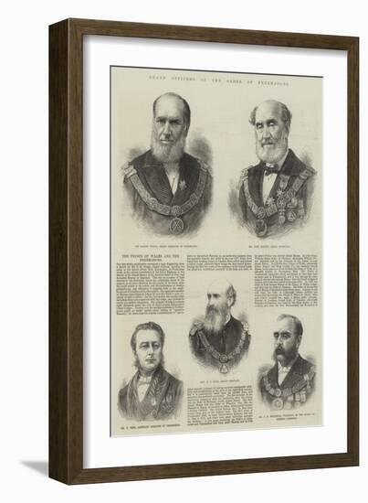 Grand Officers of the Order of Freemasons-null-Framed Giclee Print