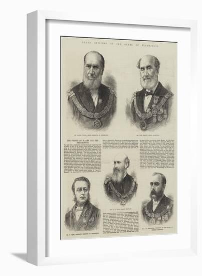 Grand Officers of the Order of Freemasons-null-Framed Giclee Print