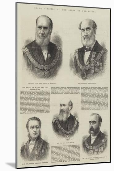 Grand Officers of the Order of Freemasons-null-Mounted Giclee Print