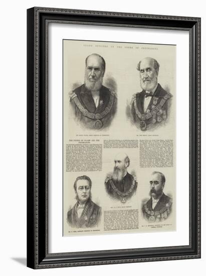 Grand Officers of the Order of Freemasons-null-Framed Giclee Print