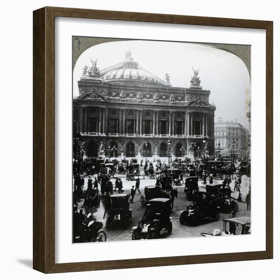 Grand Opera House, Paris, C1900s-Underwood & Underwood-Framed Photographic Print