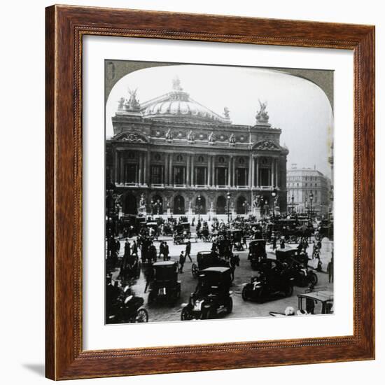 Grand Opera House, Paris, C1900s-Underwood & Underwood-Framed Photographic Print