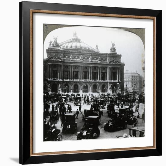 Grand Opera House, Paris, C1900s-Underwood & Underwood-Framed Photographic Print