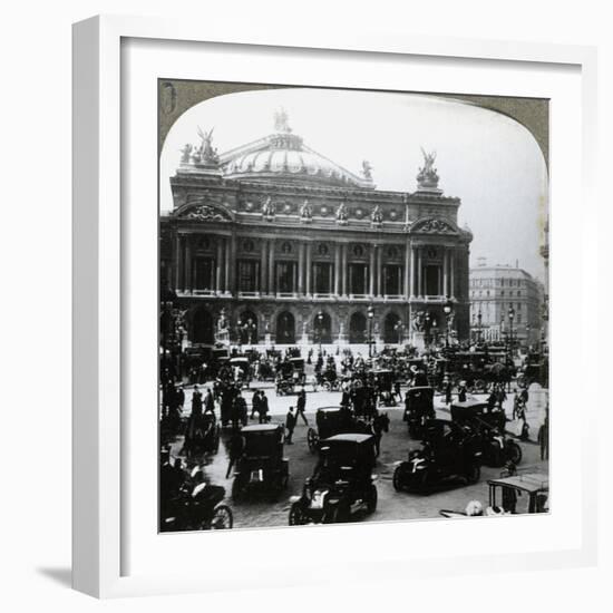 Grand Opera House, Paris, C1900s-Underwood & Underwood-Framed Photographic Print