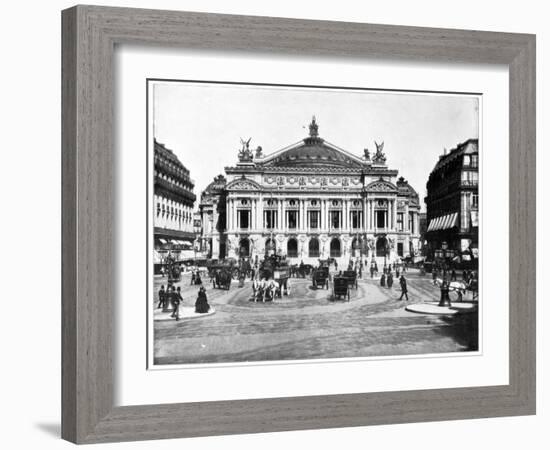 Grand Opera House, Paris, Late 19th Century-John L Stoddard-Framed Giclee Print