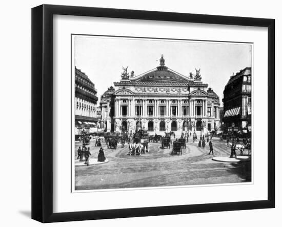 Grand Opera House, Paris, Late 19th Century-John L Stoddard-Framed Giclee Print