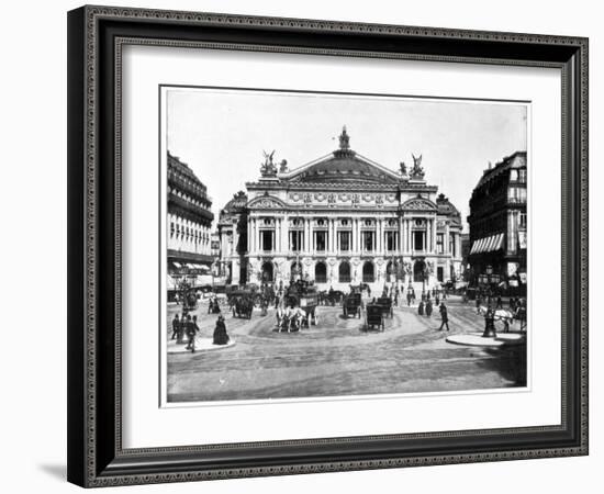 Grand Opera House, Paris, Late 19th Century-John L Stoddard-Framed Giclee Print