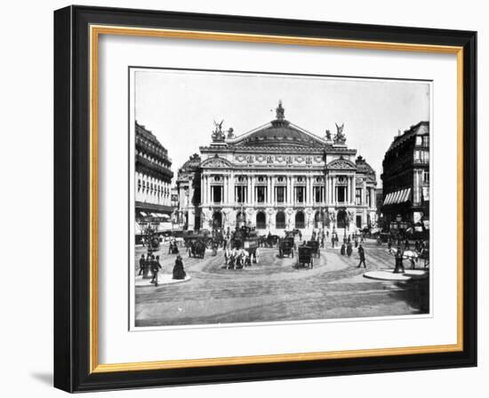 Grand Opera House, Paris, Late 19th Century-John L Stoddard-Framed Giclee Print