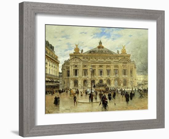 Grand Opera House, Paris-Frank Myers Boggs-Framed Giclee Print