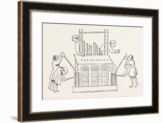 Grand Organ with Bellows and Double Keyboard-null-Framed Giclee Print