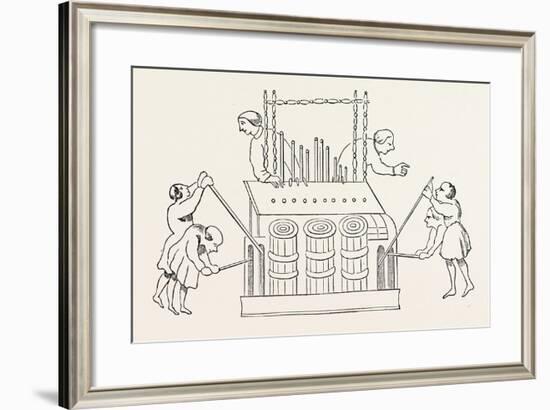 Grand Organ with Bellows and Double Keyboard-null-Framed Giclee Print