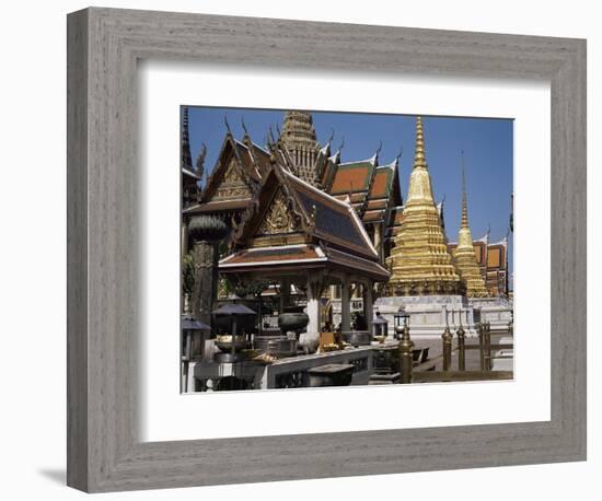 Grand Palace, Bangkok, Thailand, Southeast Asia-Charcrit Boonsom-Framed Photographic Print