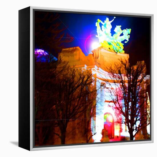 Grand Palais Night, Paris-Tosh-Framed Stretched Canvas