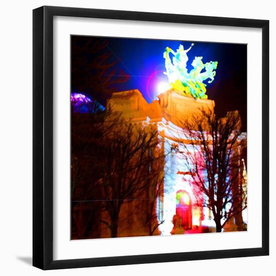 Grand Palais Night, Paris-Tosh-Framed Art Print