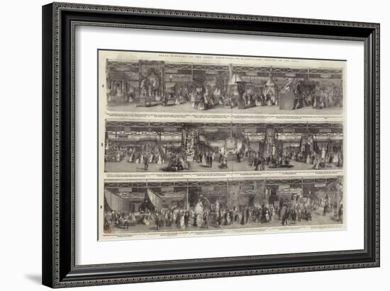 Grand Panorama of the Great Exhibition, South-East Portion of the Nave-null-Framed Giclee Print